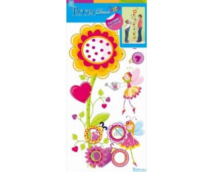 5202 RDA Стикеры ростомер-цветок с сердечками