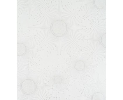 Обои виниловые серебристое солнце на белом фоне Артекс OVK Design Гэтсби арт. 10614-06